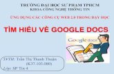 Tìm hiểu về Google docs