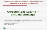 Arodslimības Latvijā – aktuālā situācija