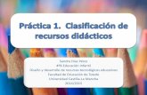Práctica 1. clasificación de recursos didácticos