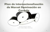 Plan de internacionalización de marset iluminación en canada