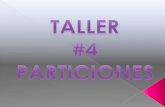 Taller # 4 particiones