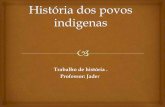 História dos povos indigenas- 7º ano B- Profº Jader