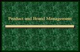Product and brand management