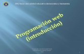 Programación web introducción
