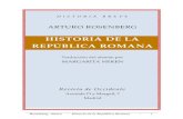 Historia de la republica romana. arturo rosenberg 1926