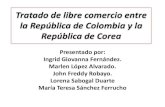 Tratado de libre comercio colombia vs corea