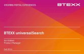 BTEXX universalSearch: Globale Suche von SAP- und Non-SAP-Systeme im Unternehmensportal
