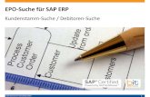 B&IT-Kurzfilm: Komfortable Suche nach Debitoren bzw. Kunden - SAP ERP (SD)