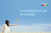 Eco conception en vue du recyclage