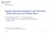 Career Services in der Schweiz