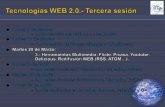 Web 2.0. Tercera sesión