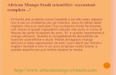 African Mango Studi scientifici