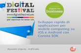 Alessandro Grigiante - Sviluppo rapido di applicazioni per il mobile computing, Smartphone e Tablets - Digital for Business