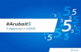 Aruba cloud: 5 ragioni per il .cloud  #Arubait5