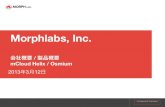 OpenStack Day Tokyo 2013 - Morphlabs - Satoshi Konno