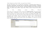 Thủ thuật tạo file xml trong word 2003