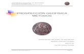 Prospeccion geofisica. metodos