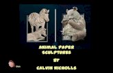 Calvin Nicholls Paper Sculptures