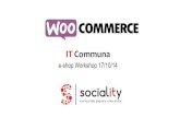 IT Communa Workshop #1 WooCommerce