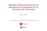 Reputation Online Barcelona Tourism Territories