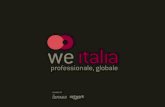 We Italia | PResentazione