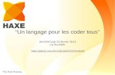 [French] Discover haxe