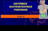 Distúrbios gastrointestinais funcionais   roma iii