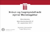 Þróun og hugmyndafræði nýrrar Menntagáttar