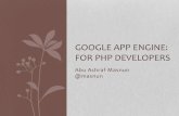 Google App Engine: For PHP Developers