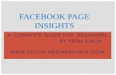 Facebook page insights guide