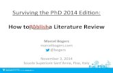 How to write (and publish) a literature review