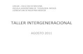 Taller Intergeneracional Agosto 2011