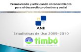 Presentación estadísticas del Portal Timbó