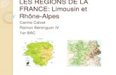 Limousin et Rhône-Alpes