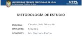 UTPL-METODOLOGÍA DE ESTUDIO-II BIMESTRE-(octubre 2012-febrero 2013)