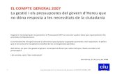 Comptes Generals del 2007 del Ajuntament de Barcelona