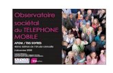 Observatoire sociétal du Téléphone Mobile