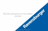 État de la présence sur les médias sociaux de Ravensburger - Par Mélanie Lavigueur