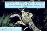 Akcioni plan za procenu stepena ugroženosti i mera zaštite vrste Astacus astacus, vežba iz predmeta Zaštićene vrste i područja Srbije