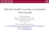 Ben Hannigan   Horatio Festival 2014 - Mental health nursing, complexity and change