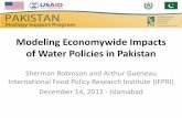 Country-Wide Water-Economy Links: An Integrated Modeling Approach with Application to Pakistan By Arthur Gueneau, IFPRI