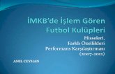 İMKB’de İşlem Gören Futbol Kulüpleri Hisseleri, Farklı Özellikleri ve Performans Karşılaştırması (2007-2012)