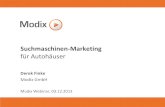 Modix Webinar (Dezember 2013) SEM/Suchmaschinenmarketing für Autohäuser