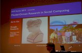 Model-Driven Research in Social Computing by Ed H. Chi