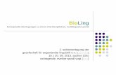 BioLing. konzeptionelle überlegungen zu einem interdiziplinären, multilingualen portal