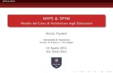 Lezione4 - MIPS & SPIM Unicam