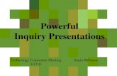 Tech meeting presentation