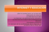 Internet y educacion