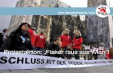 Protestzug: "Fiaker raus aus Wien!"