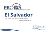 El Salvador: Un país de oportunidades - Septiembre 2014